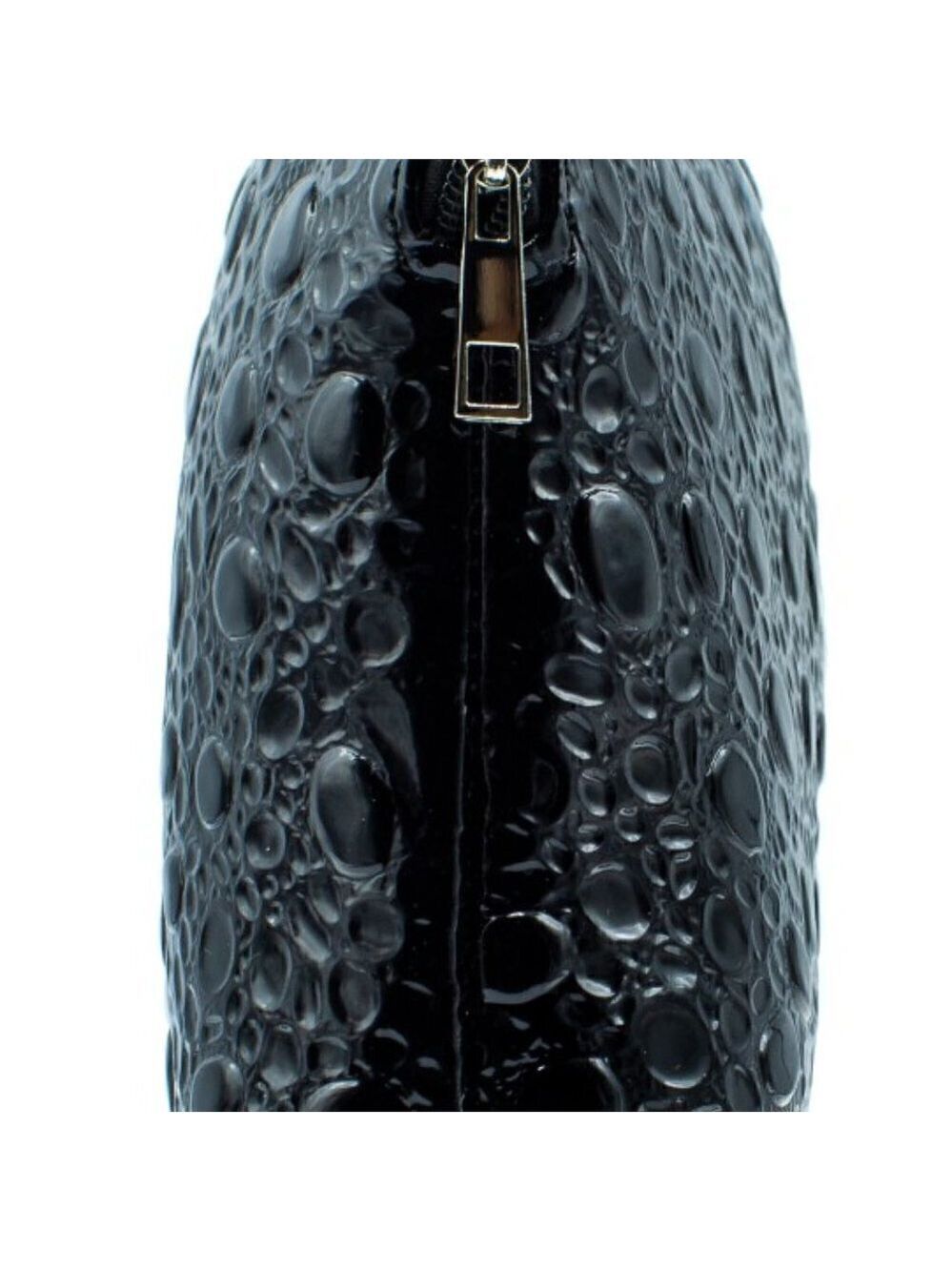 Bubble Textured Black Bag with 5 pink brushes - Picture 5 of 5